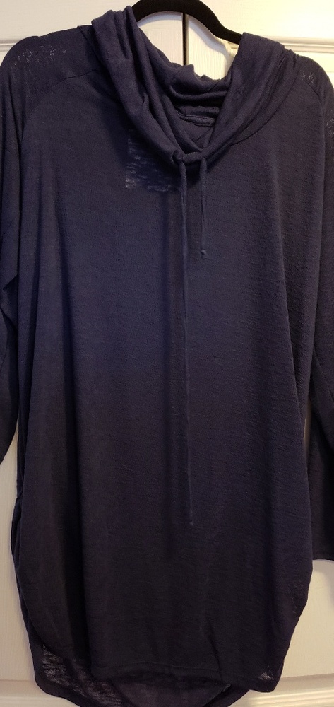 Navy Anges and Dora Raglan Cowl Neck Navy